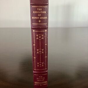 Burgundy Leather Book. The Education of Henry Adams . From the Franklin Library
